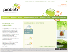 Tablet Screenshot of probeb.pt
